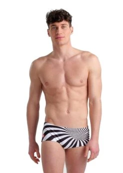 Arena Crazy Placement Low Waist Short - Black/Multi