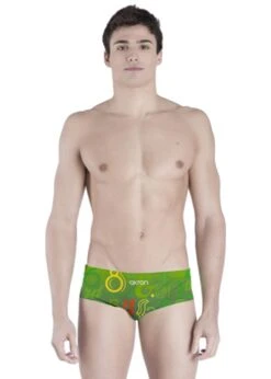 Akron Tony Vintage 14cm Trainer Swim Trunk - Green