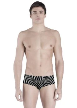 Akron Trap 14cm Trainer Swim Trunk - White / Black