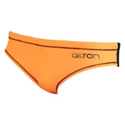 Akron Mens Addison Evo Bicolour Brief- Orange / Black -Swimming Gear Shop 444 02150 02 2