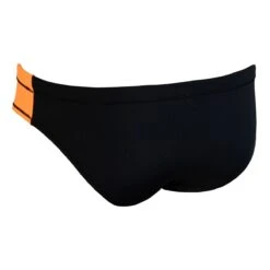 Akron Mens Addison Evo Bicolour Brief- Orange / Black -Swimming Gear Shop 444 02150 03 2
