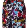 Arena Splash Bermuda Shorts Black / Multi-Coloured -Swimming Gear Shop 44858 50 splash bermuda 2