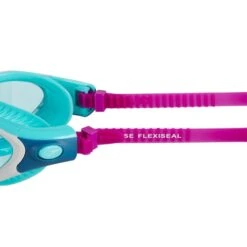 Speedo Futura Biofuse Flexiseal Female Goggles - Diva / White / Peppermint -Swimming Gear Shop 8 11314b978 d