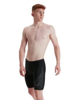 Speedo Medley Logo Jammer - Black/ Ardesia