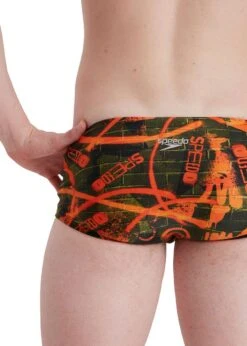 Speedo Wall Spray 17cm Training Brief - Salso/ Olive -Swimming Gear Shop 8 12840g648 w1