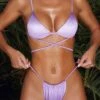 Ruched Thong Bikini Bottoms In Lilac -Swimming Gear Shop NS0174 NS0170 6 Luni Lilac Cross Strap Top Ruched Bottomscopy2 f2bc2170 bf6e 4ae0 b89a cdf2ea9f59d1