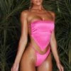 Handkerchief Bikini Top In Pink -Swimming Gear Shop NS0179 3 Pink Handkerchief Bikini Top