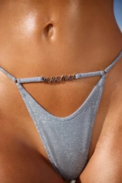 Micro Thong Bikini Bottoms In Blue -Swimming Gear Shop NS0195 NS0190 7 Blue Asymmetric Underwire Bikini Top Micro Bottoms 9fa54f52 3284 4cbe 96ad a473c229294b