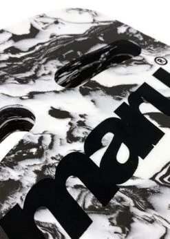 Maru Swirl Two Grip Fitness Kickboard - Black/White -Swimming Gear Shop at7141 closeup