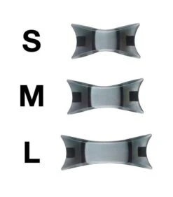 View Swipe Prescription Goggles With Corrective Minus Lens - Smoked -Swimming Gear Shop bridge blk 1 1