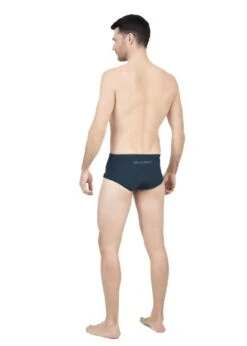 Aqua Sphere Men's Essentials 14cm Briefs - Dark Grey / Coral -Swimming Gear Shop brief 1 1