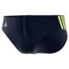 Adidas 3-Stripes Briefs - Black/Yellow -Swimming Gear Shop dp7563 app virtual standard white 1