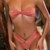 Twist Front Bikini Bottoms In Rust -Swimming Gear Shop gg0007 5 after glow brown twisted bandeau tie up bikini 1