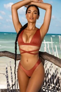 Tranquility Bikini Bottoms In Rust