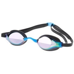 Mad Wave Record Breaker Goggles - Rainbow Mirrored -Swimming Gear Shop record breaker rainbow