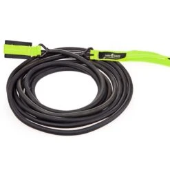 Mad Wave Long Safety Cord Black Green - 3.6 - 10.8kg -Swimming Gear Shop saftey cord green