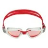 AQUA SPHERE Aquasphere Kayenne Red Titanium Mirrored Goggles - Grey/ Red