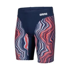 Arena Marble Print Jammer - Navy/Red/Multi -Swimming Gear Shop tumbnail 0549f7b2 f657 45d9 b342 5a5421dc6ffe