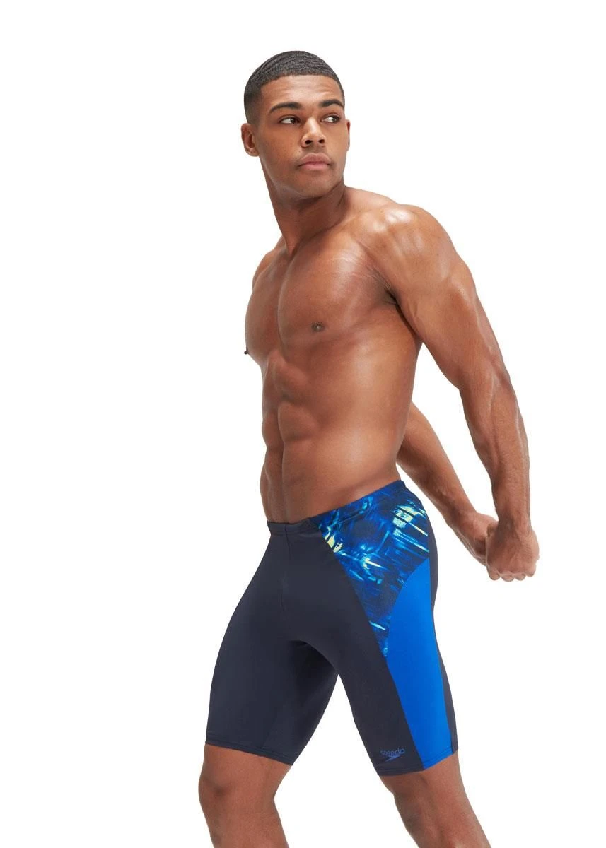 Speedo ECO END+ Splice Jammer - True Navy/True Cobalt/Hypersonic Blue/Lemon Drizzle 4 Speedo ECO END+ Splice Jammer - True Navy/True Cobalt/Hypersonic Blue/Lemon Drizzle - Image 2