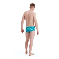 Speedo Geo Stripe 17CM Training Brief - Nordic Teal/ Adriatic/ Fluo Yellow -Swimming Gear Shop tumbnail 3ec0012c b267 4d1f 9228 cb839b40a557