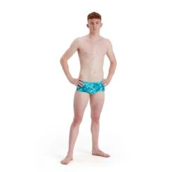 Speedo Geo Stripe 17CM Training Brief - Nordic Teal/ Adriatic/ Fluo Yellow -Swimming Gear Shop tumbnail 3ec9f0e8 7871 4a39 aa0d 234d5898c461