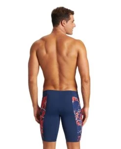 Arena Earth Texture Jammer - Navy/ Red Multi