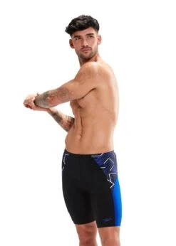 Speedo Eco Endurance+ Splice Jammer - Black/ Chroma Blue/ White