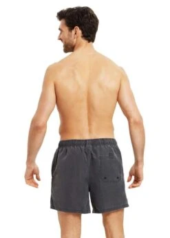 Zoggs Mens Mosman Washed 15 Inch Shorts - Charcoal