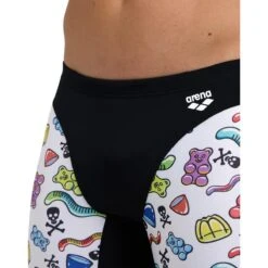 Arena Crazy Gummy Jammer - Black/White/Multi -Swimming Gear Shop tumbnail 7e1a660d dad4 4810 86b4 0568d7d473ba