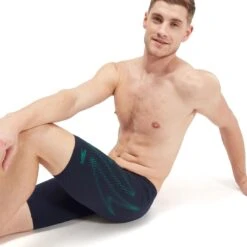 Speedo Hyper Boom Placement Jammer - True Navy/Jungle Green -Swimming Gear Shop tumbnail 8ee93677 12b6 44e2 ad7c a2e79a043e40