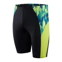 Speedo Men's Eco Endurance+ Splice Jammer - Black/ Lime/ Nordic Teal -Swimming Gear Shop tumbnail 986e79ec 570f 4f4c bcb4 df503f10cf9b
