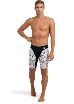 Arena Crazy Gummy Jammer - Black/White/Multi -Swimming Gear Shop tumbnail a3eabc3f e329 49b6 8ee9 5a5e1945d1a3