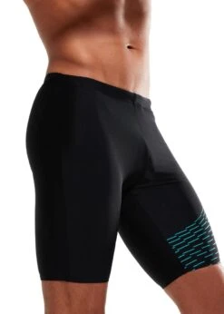 Speedo Medley Logo Jammer - Black/ Aquarium -Swimming Gear Shop tumbnail ba38c36e 90ed 4d0f 84d7 62349b362dc8