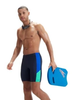 Speedo Dive Jammer - True Navy/True Cobalt/Green Glow -Swimming Gear Shop tumbnail bbdac2a8 0978 4131 88f9 89fb1f6be868