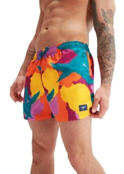 Speedo Digital Printed Leisure 14" Swim Short - Neon Violet / Ocean Depths / Mango / Berry Cool -Swimming Gear Shop tumbnail c9e290a3 dd3f 41d1 90c3 726de193a867