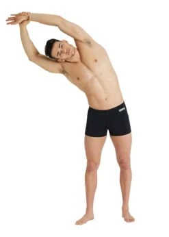 Arena Team Solid Swim Short - Black/White -Swimming Gear Shop tumbnail ce032c17 b016 4f1f 9d37 07b3772e41ab
