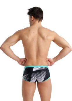 Arena Mens Icons Low Waist Swim Short - Blue Diamonds