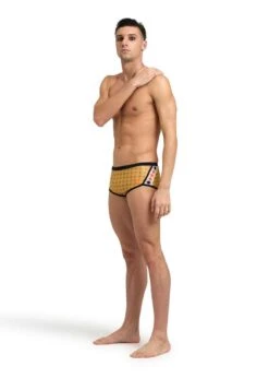 Arena 50th Anniversary Limited Edition Low Waist Short - Gold/Multi/Black -Swimming Gear Shop tumbnail e502adfd d7fc 46db a763 d152817b6a2c