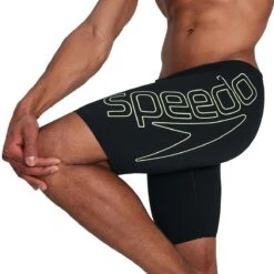 Speedo Boom Logo Placement Jammer - Black/ Bright Zest -Swimming Gear Shop tumbnail f4f876c3 f533 457c 89f7 857d9ac793e0